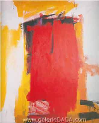 Franz Kline Harley Rouge reproduction-de-tableau