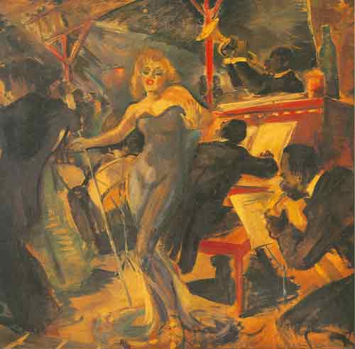 Franz Kline Hot Jazz reproduction-de-tableau