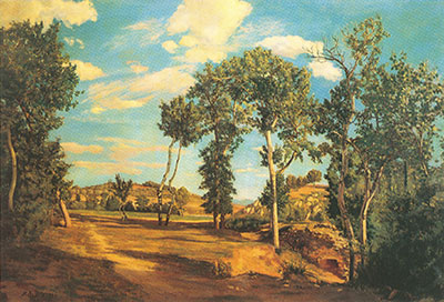 Frederic Bazille Les rives du lez reproduction-de-tableau