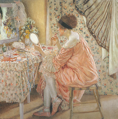 Frederick Frieseke Avant son apparition reproduction-de-tableau