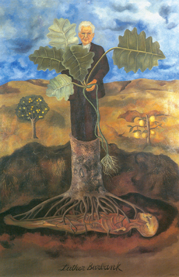 Frida Kahlo Luther Burbank reproduction-de-tableau