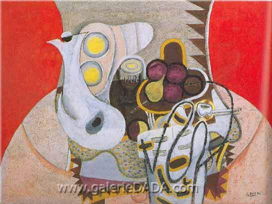 Georges Braque La nappe rose reproduction-de-tableau