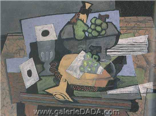 Georges Braque Nature morte avec clarinette reproduction-de-tableau