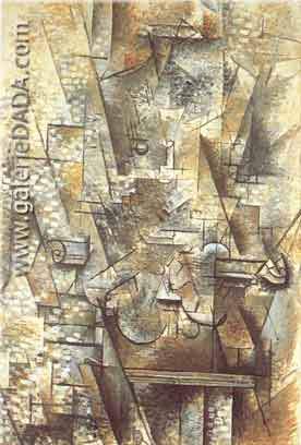 Georges Braque Nature morte avec violon reproduction-de-tableau