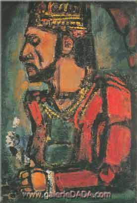 Georges Rouault Le vieux roi reproduction-de-tableau