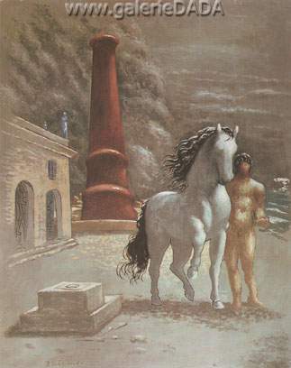 Giorgio de Chirico Les rives de Thessalie reproduction-de-tableau