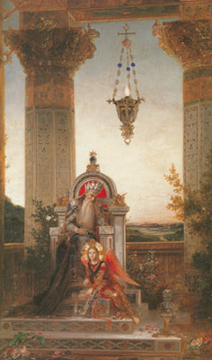 Gustave Moreau David, je t'écoute. reproduction-de-tableau