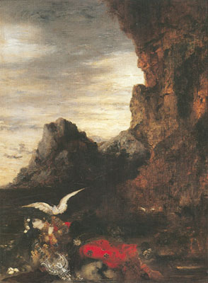 Gustave Moreau La mort de Sappho reproduction-de-tableau