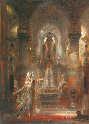 Gustave Moreau Salomé dansant devant Hérode reproduction-de-tableau