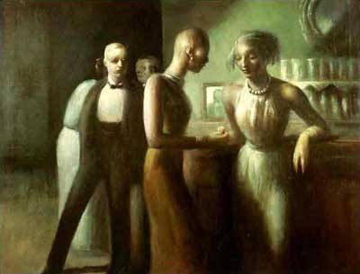 Guy Pene du Bois Absinthe House, Nouvelle-Orléans reproduction-de-tableau