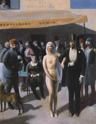 Guy Pene du Bois Mariage de pays reproduction-de-tableau