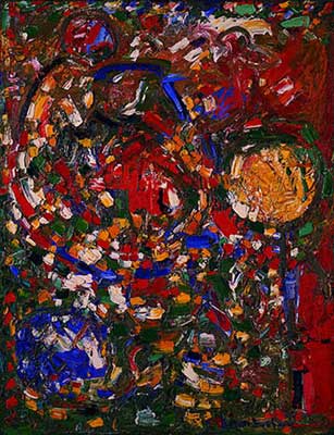 Hans Hofmann Le jardin reproduction-de-tableau