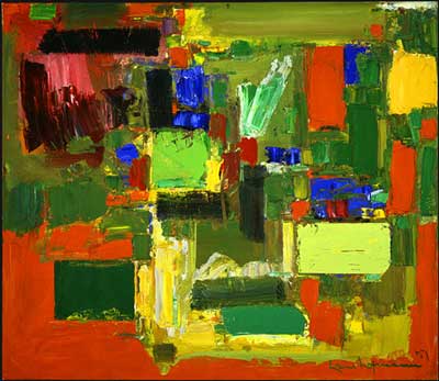 Hans Hofmann Or d'automne reproduction-de-tableau