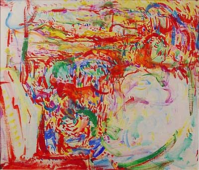 Hans Hofmann Paysage reproduction-de-tableau