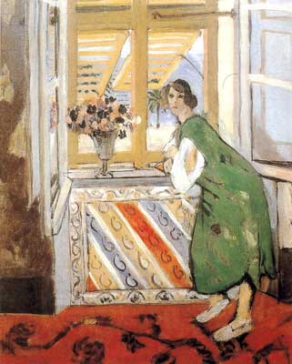 Henri Matisse Fille avec une robe verte reproduction-de-tableau