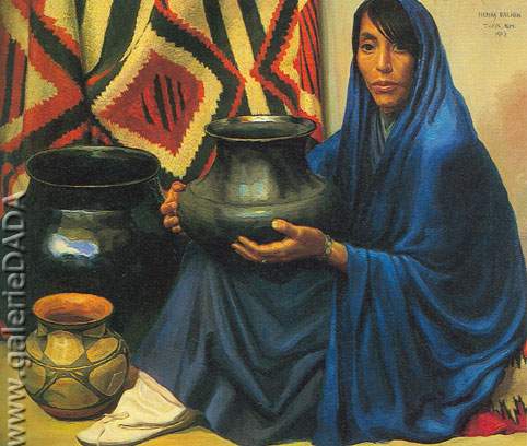 Henry Balink Poterie Pueblo reproduction-de-tableau