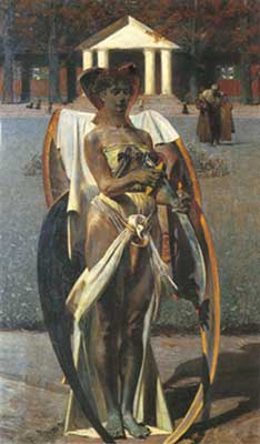 Jacek Malczewski Thanatos reproduction-de-tableau