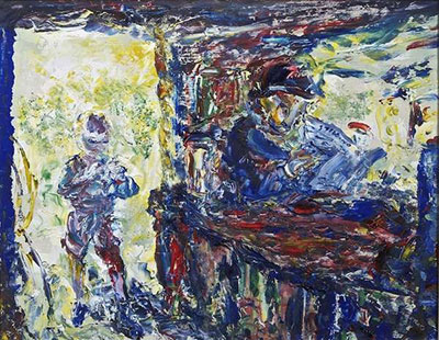 Jack Butler Yeats Les jours premiers client reproduction-de-tableau