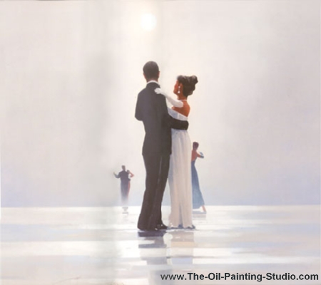 Jack Vettriano Dance me jusqu'à la fin de l'amour reproduction-de-tableau