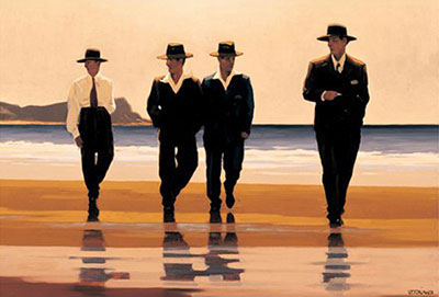 Jack Vettriano Les Billy Boys reproduction-de-tableau