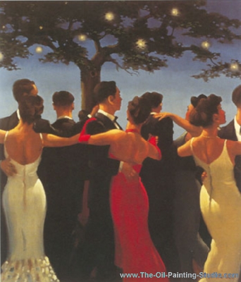 Jack Vettriano Les Waltzers reproduction-de-tableau