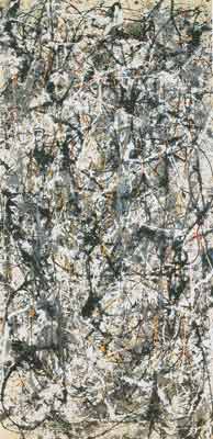 Jackson Pollock Cathédrale reproduction-de-tableau