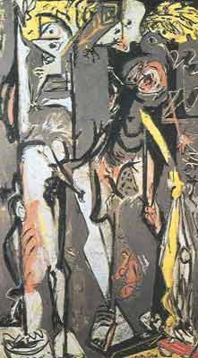 Jackson Pollock Deux. reproduction-de-tableau