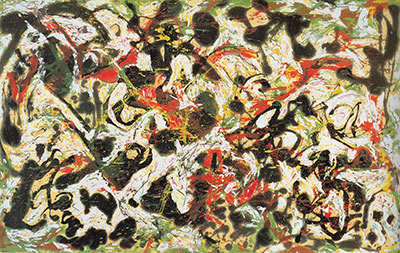 Jackson Pollock Recherche reproduction-de-tableau