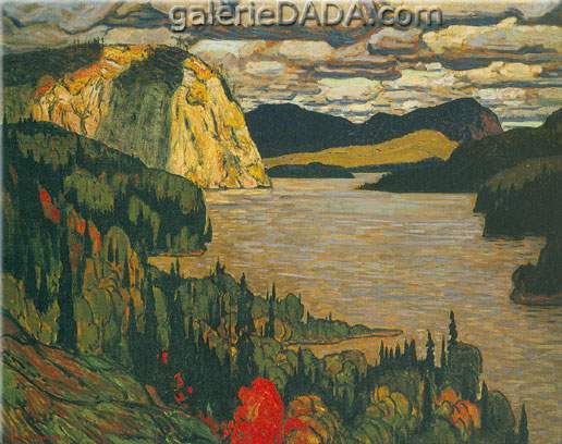 James E. H. MacDonald La terre solennelle reproduction-de-tableau