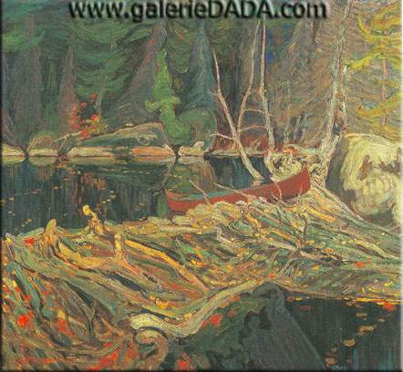 James E. H. MacDonald Le barrage Beaver reproduction-de-tableau