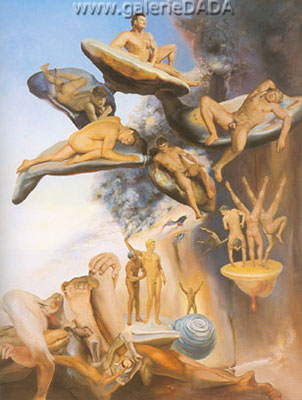 James Gleeson Le rêve, Icare reproduction-de-tableau