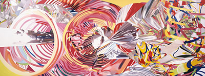 James Rosenquist Stowaway Peers à la vitesse de la lumière reproduction-de-tableau