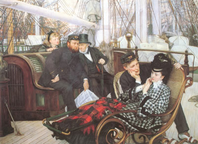 James Tissot Le dernier soir reproduction-de-tableau