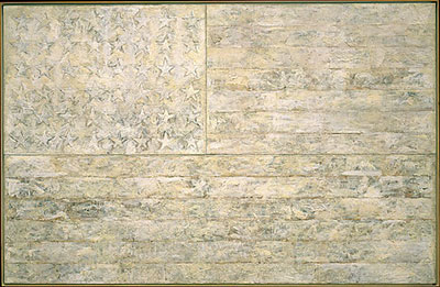 Jasper Johns Drapeau blanc reproduction-de-tableau