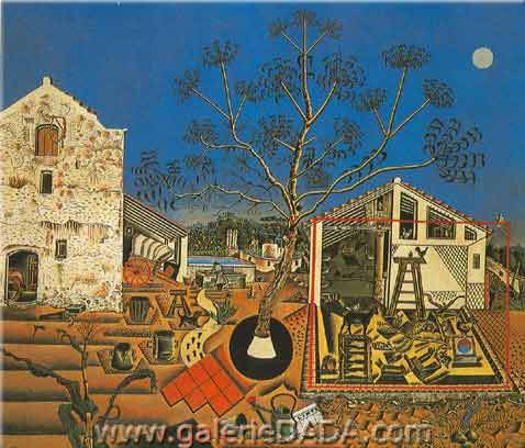 Joan Miro La ferme reproduction-de-tableau