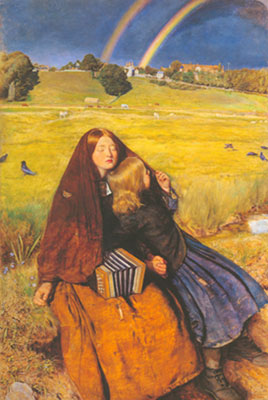 John Everett Millais La fille aveugle reproduction-de-tableau