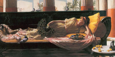 John William Waterhouse Dolce far niente reproduction-de-tableau