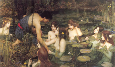 John William Waterhouse Hylas et les nymphes reproduction-de-tableau