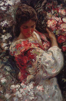 Jose Royo Primavera reproduction-de-tableau