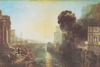 Joseph Mallord William Turner Bâtiment Dido Carthage reproduction-de-tableau