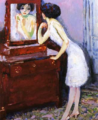 Kees van Dongen Devant le miroir reproduction-de-tableau