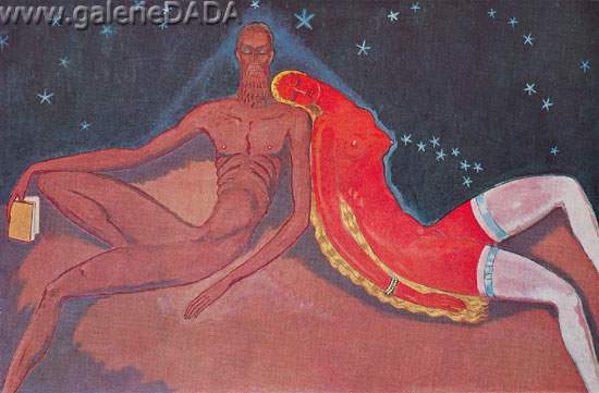 Kees van Dongen Moi et la femme reproduction-de-tableau