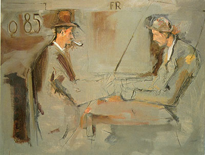 Larry Rivers Timbre de Cézanne reproduction-de-tableau