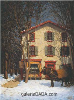 Lawren Harris Le magasin du coin reproduction-de-tableau