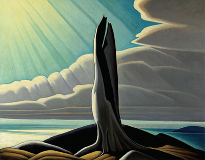 Lawren Harris Rive nord, lac supérieur reproduction-de-tableau