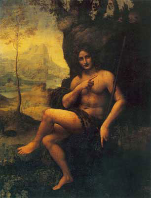 Leonardo Da Vinci Jean-Baptiste reproduction-de-tableau