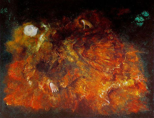 Leonor Fini La toilette inutile reproduction-de-tableau