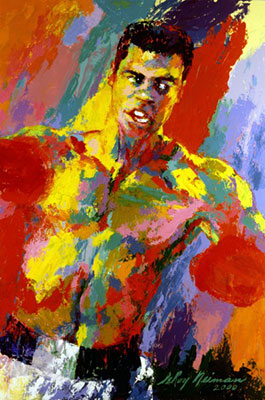 Leroy Neiman Muhammad Ali reproduction-de-tableau