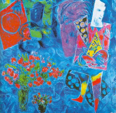 Marc Chagall Le magicien reproduction-de-tableau