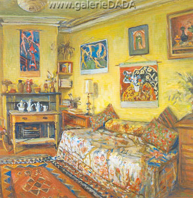 Margaret Hannah Olley Chambre jaune, après-midi reproduction-de-tableau